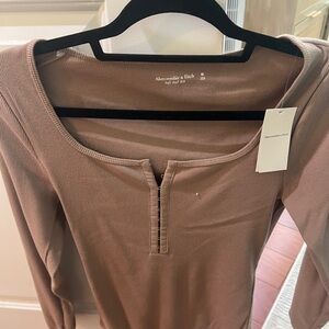 Abercrombie & Fitch Women's Brown Bodysuit